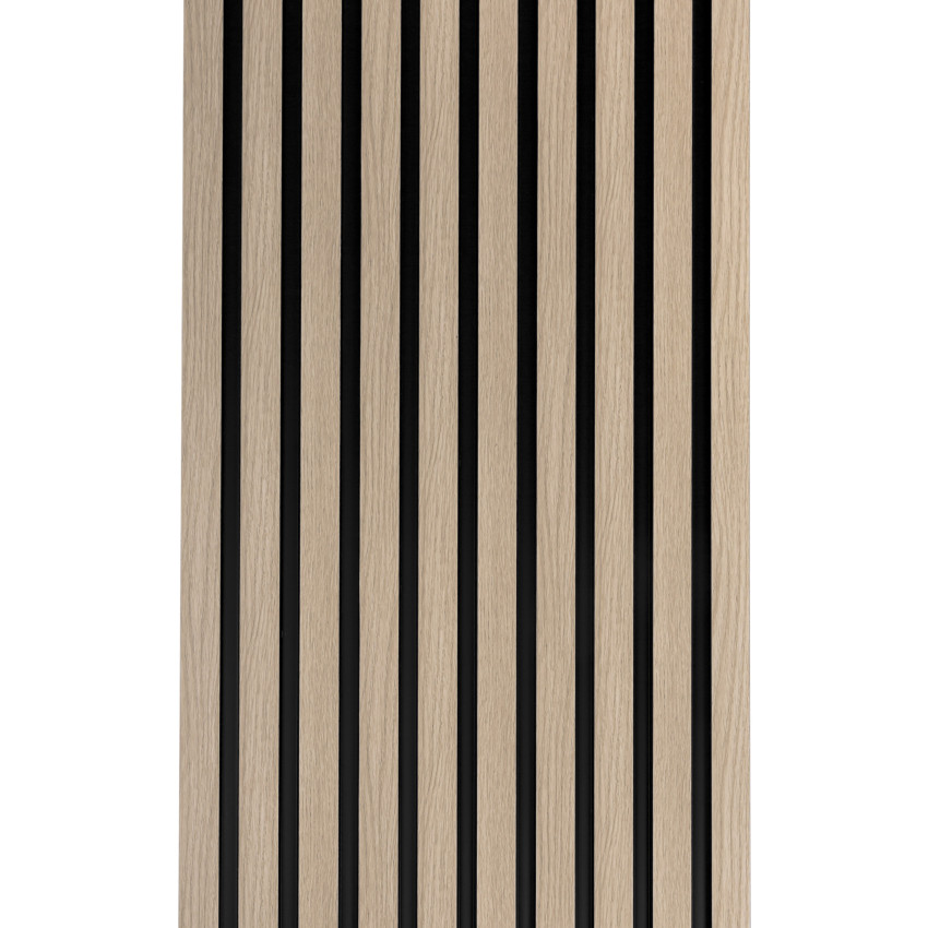 Profil dreapta pentru Panoul riflat 3D Lamelli Medio, Light Oak, 270x3.9 cm, Mardom Decor