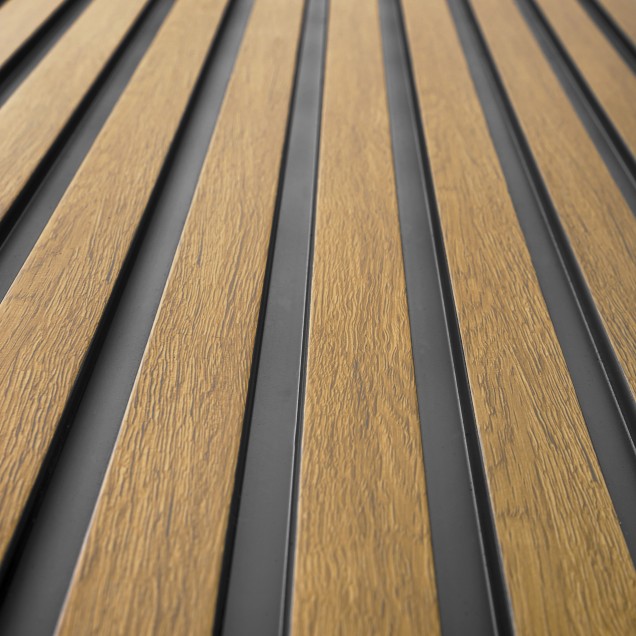 Riflaj decorativ 3D cu aspect de stejar natural