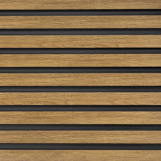 Riflaj decorativ 3D cu aspect de stejar natural