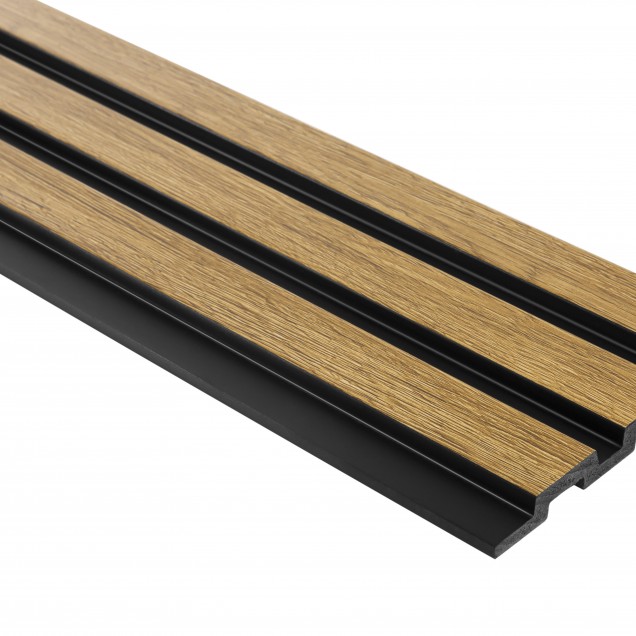 Riflaj decorativ 3D cu aspect de stejar natural