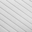 Riflaj decorativ 3D Lamelli Medio Premium, White, 270x12.1 cm, Mardom Decor