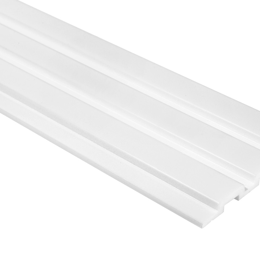 Profil dreapta pentru Panoul riflat 3D Lamelli Medio, White, 270x3.9 cm, Mardom Decor