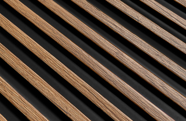 Panou riflaj 3D Lamelli Stretto, Classic Oak, 270x12 cm, Mardom Decor