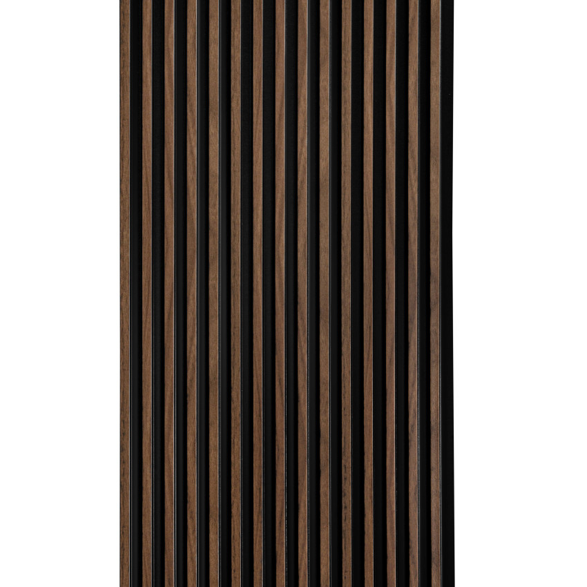 Profil dreapta pentru Panoul riflat 3D Lamelli Stretto, Dark Oak, 270x2.3 cm, Mardom Decor