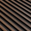 Riflaj decorativ 3D Lamelli Stretto, Dark Oak, 200x12 cm, Mardom Decor