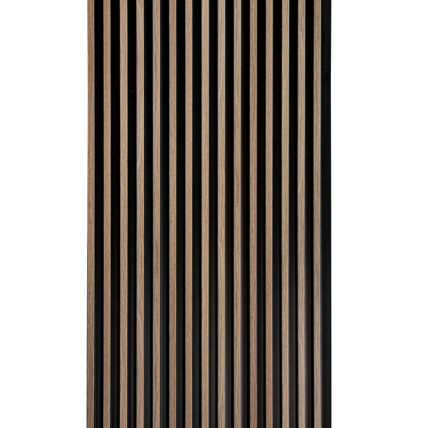 Profil dreapta pentru panoul riflat 3D Lamelli Stretto, Grey Oak, 270x2.3 cm, Mardom Decor