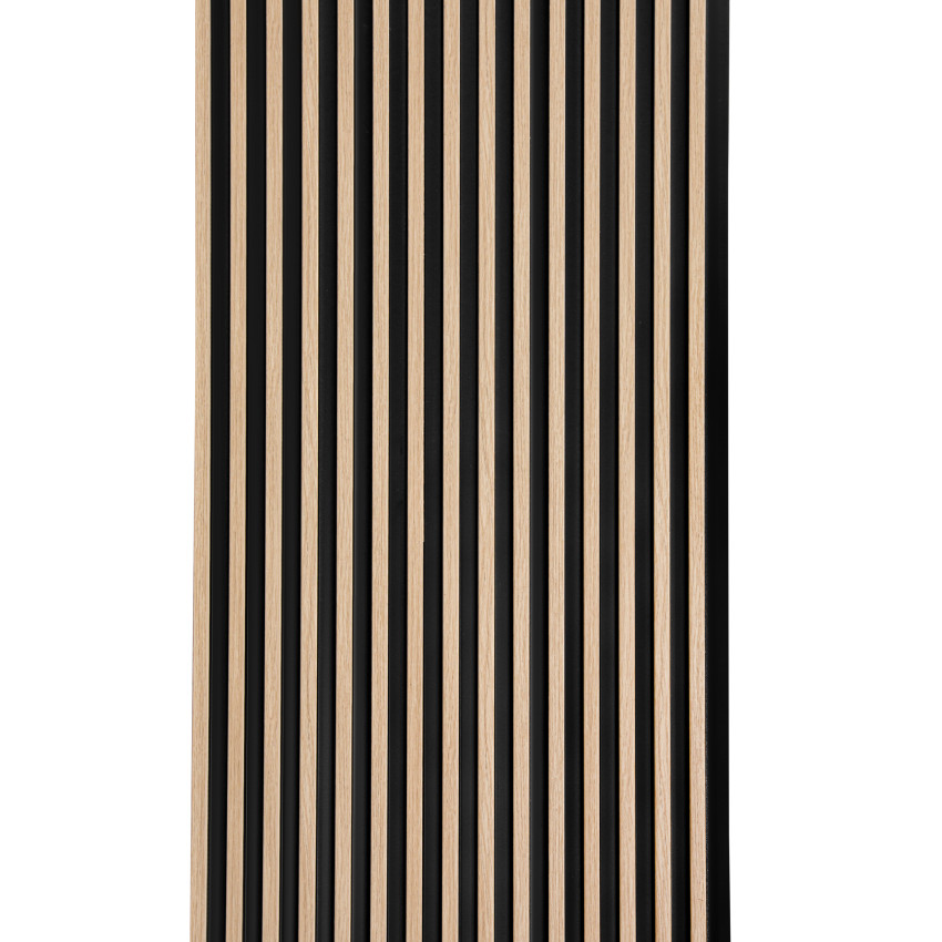 Profil dreapta pentru Panoul riflat 3D Lamelli Stretto, Light Oak, 270x2.3 cm, Mardom Decor