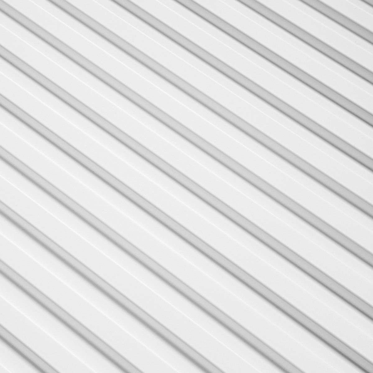 Panou riflat 3D Lamelli Stretto, White, 270x12 cm, Mardom Decor, Panouri decorative riflate (riflaje) 