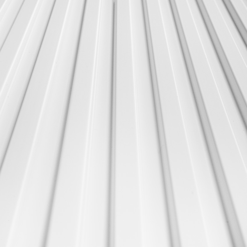 Profil dreapta pentru Panoul riflat 3D Lamelli Stretto, White, 270x2.3 cm, Mardom Decor