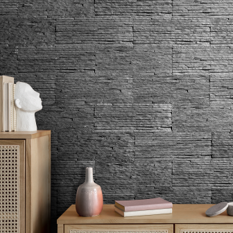 Panouri decorative tip piatră gri, aspect modern și elegant