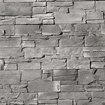 Piatră decorativă gri Fabrik Grey într-o bucătărie modernă