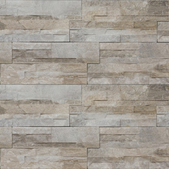 Piatră decorativă Prostack S. Beige aplicată pe un gard