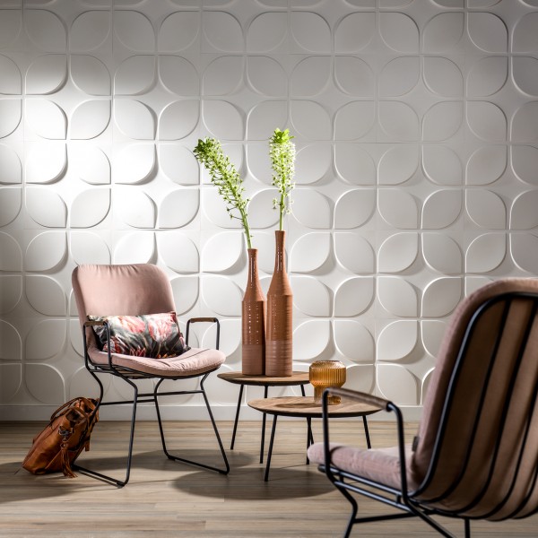 Panouri decorative 3D Sweeps, WallArt, 12 placi 50x50cm