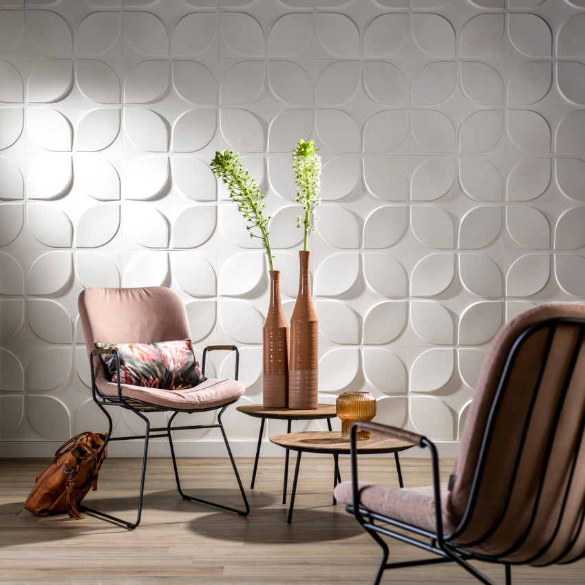Panouri decorative 3D WallArt WRT_GA-WA06_Sweeps, material: