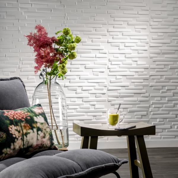 Panouri decorative 3D Ventura, WallArt, 12 placi 50x50cm