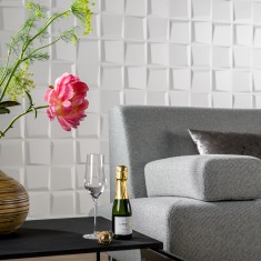 Panouri decorative 3D Oberon, WallArt, 12 placi 50x50cm