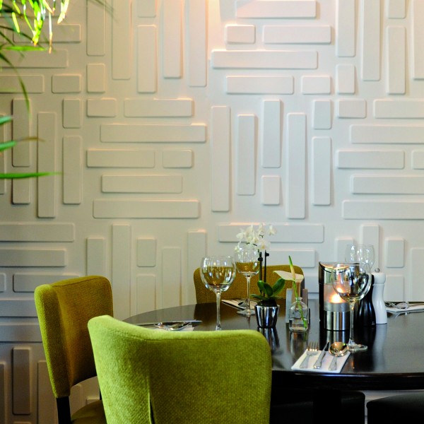 Panouri decorative 3D Bricks, WallArt, 12 placi 50x50cm