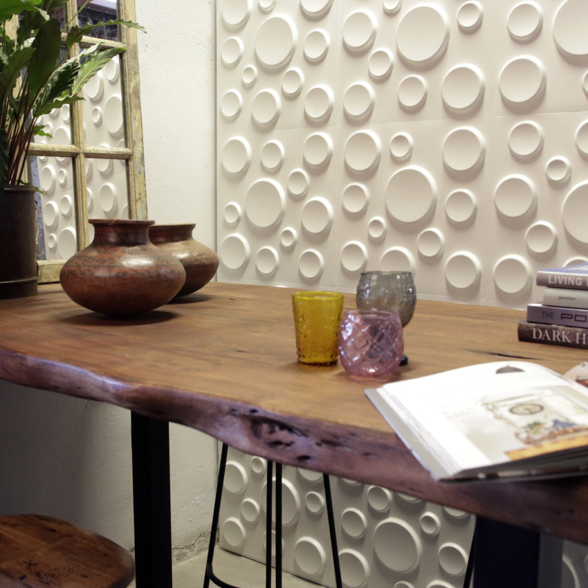 Panouri decorative 3D WallArt WRT_GA-WA11_Craters, material: