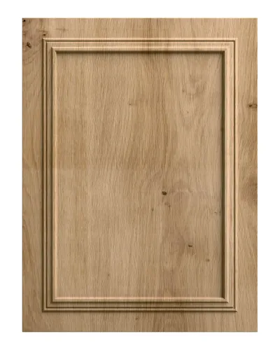 Panou decorativ MDF cu model stejar artizanal și profil dublu