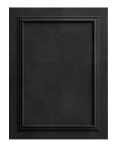 Panou decorativ MDF negru cu finisaj ceramic si cadru mulat