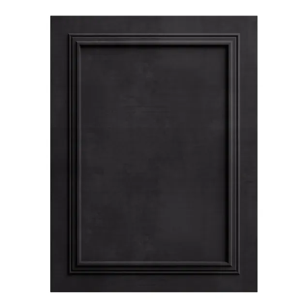Panou decorativ MDF negru cu finisaj ceramic si cadru mulat