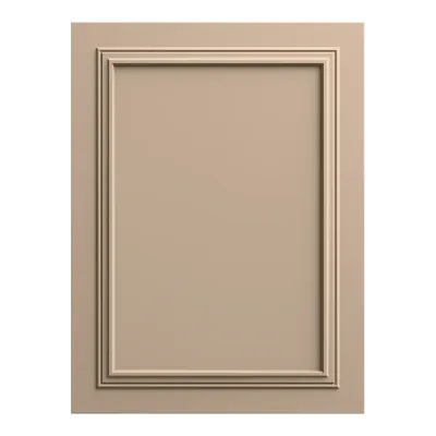 Panou decorativ MDF cu rama clasica, finisaj mat, culoare China Beige