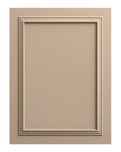 Panou decorativ MDF cu rama clasica, finisaj mat, culoare China Beige