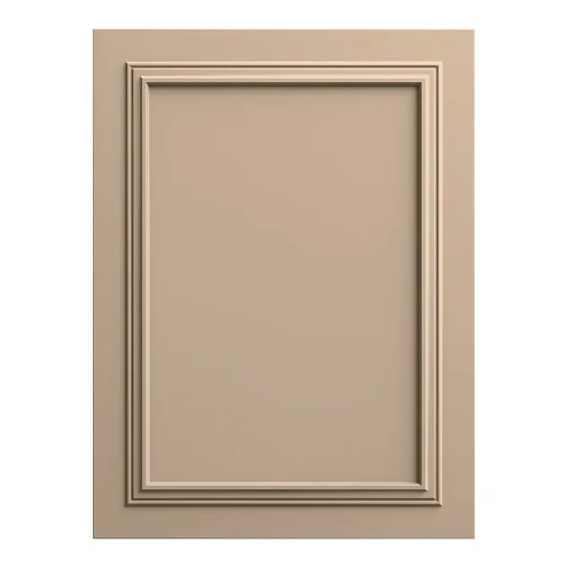 Panou decorativ MDF cu rama clasica, finisaj mat, culoare China Beige