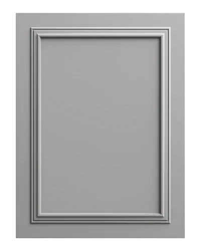 Panou MDF gri koala cu cadru decorativ, finisaj mat