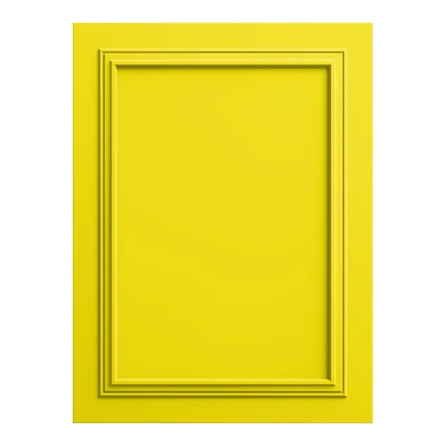 Panou decorativ MDF Lemon Yellow cu finisaj mat
