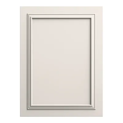 Panou decorativ MDF alb mat cu rama clasica
