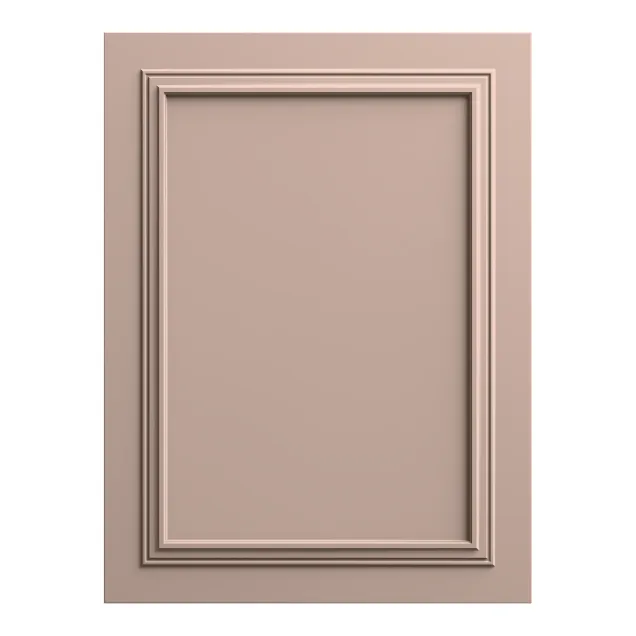 Panou decorativ MDF Nude Beige cu finisaj mat și ramă profilată