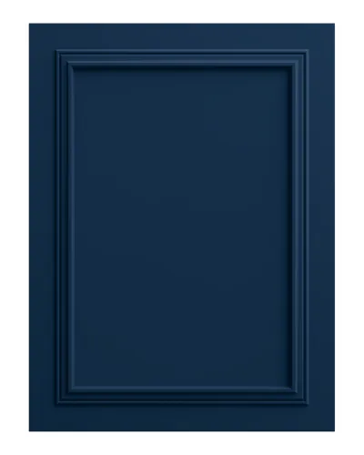 Panou decorativ MDF Oxford Blue cu design încadrat și finisaj mat