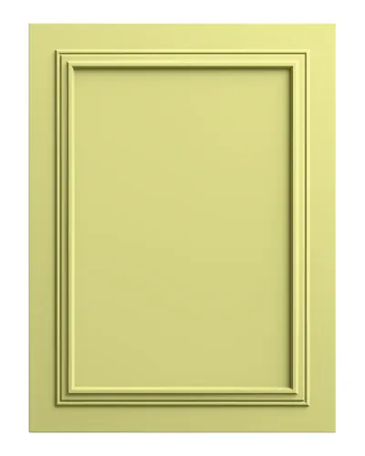 Panou decorativ MDF verde cais mat cu profile clasice