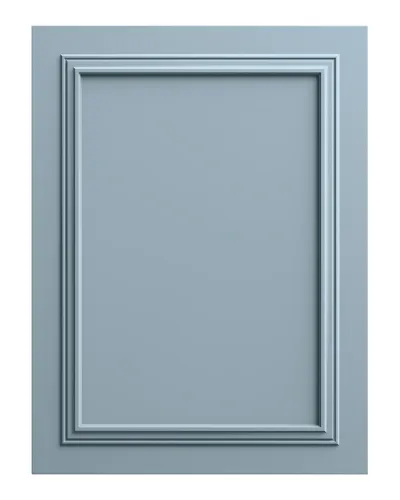 Panou decorativ MDF Pigeon Blue mat cu cadru finisat