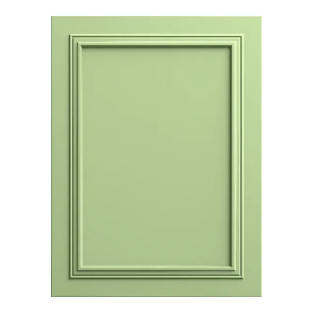 Panou decorativ MDF verde pistachie mat cu cadru reliefat