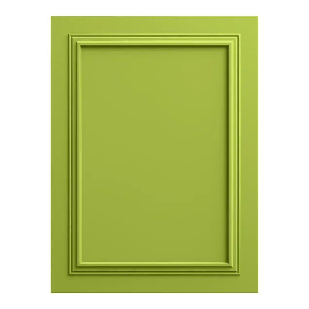Panou decorativ MDF verde pomelo cu cadru dublu si finisaj mat