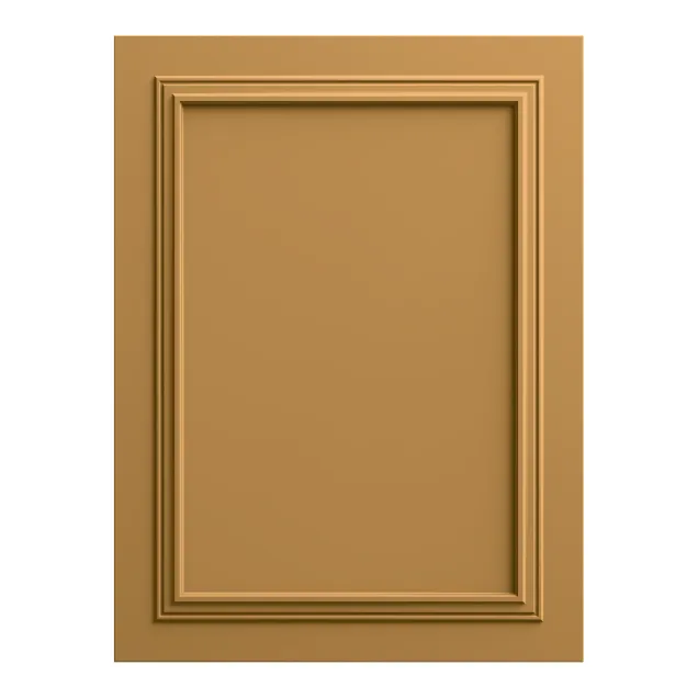 Panou decorativ MDF mat, culoare Sahara Beige, cu cadru profilat.