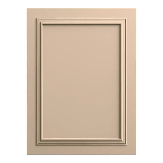 Panou decorativ MDF bej mat cu design clasic
