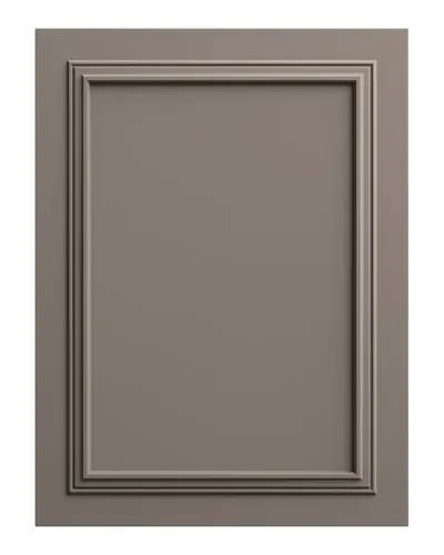 Panou decorativ MDF gri piatră cu finisaj mat și profiluri clasice