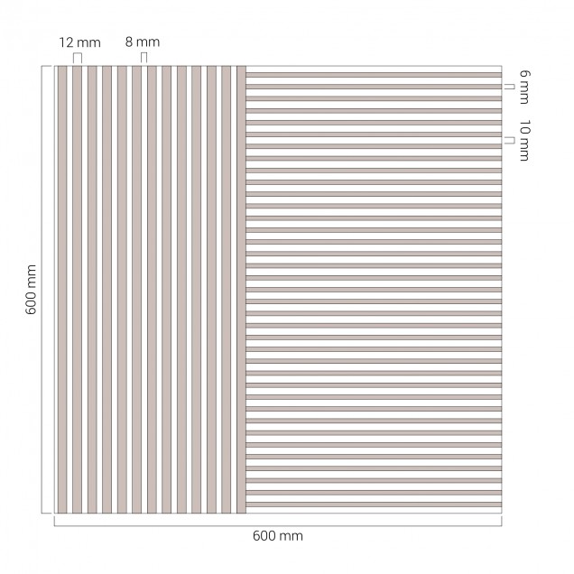 Panouri decorative Pladec PLD-PL80-001A-walnut. Conține culorile: