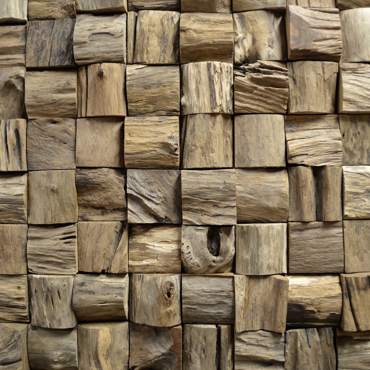 Panouri decorative din lemn TeakWall TW-Qubow, material: