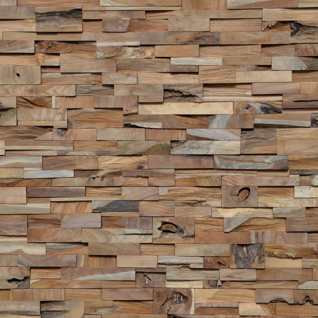 Panouri decorative din lemn TeakWall TW-borneo, material:
