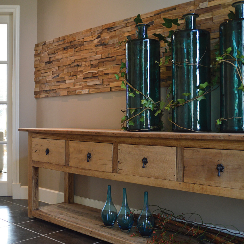 Panouri decorative din lemn TeakWall TW-Sumatra, material: