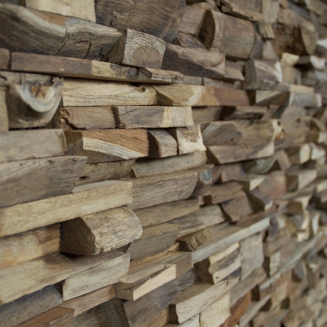 Panouri decorative din lemn TeakWall TW-Root, material:
