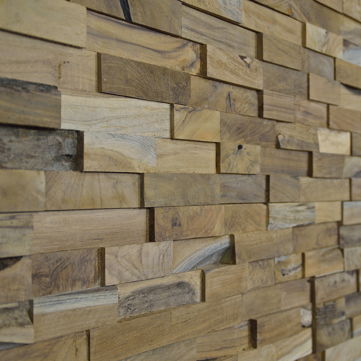 Panouri decorative din lemn TeakWall TW-Sumatra, material: