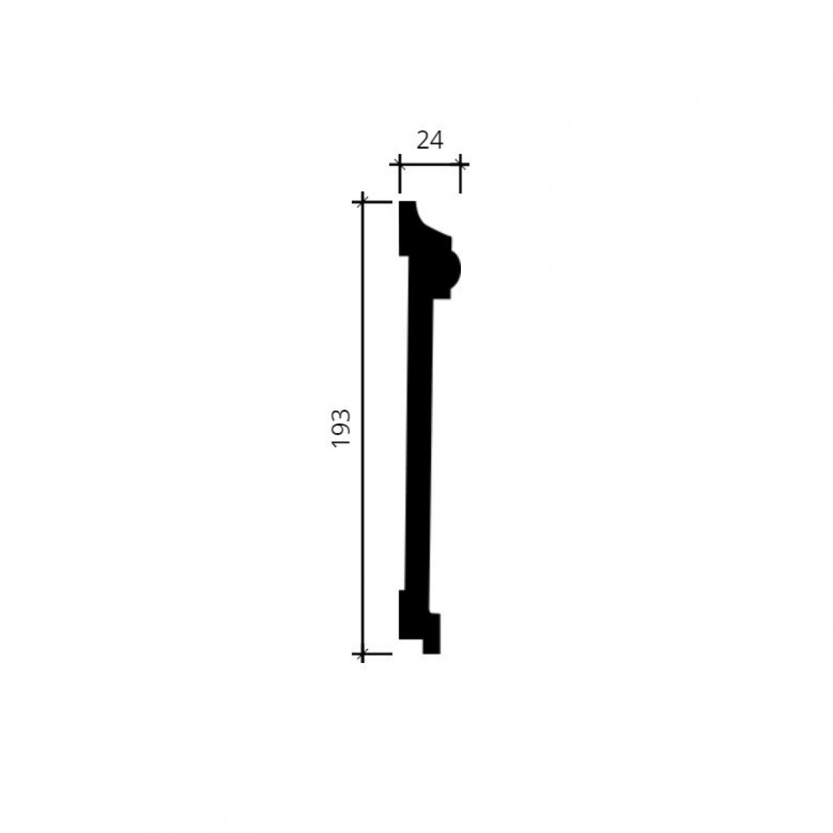 Profile Decorative Gaudi Decor GDD-1.51.381.f. Conține culorile: