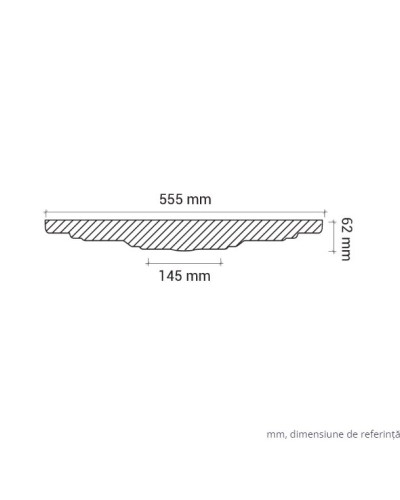 Profile Decorative Gaudi Decor GDD-1.56.015. Conține culorile: