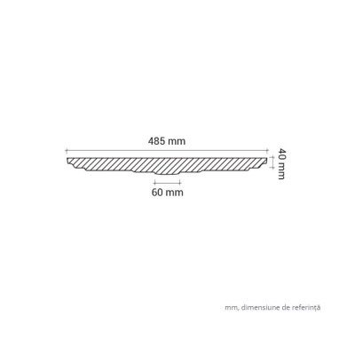 Profile Decorative Gaudi Decor GDD-1.56.035. Conține culorile: