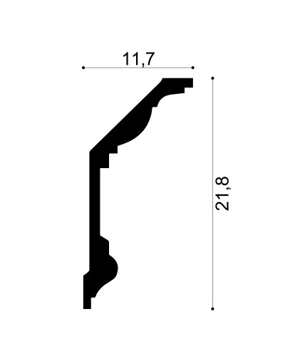 Profile Decorative Gaudi Decor GDD-1.50.132f. Conține culorile: